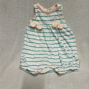Burt’s Bees Baby - Striped Sleeveless Baby Romper